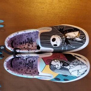 Disney Jack and Sally Nightmare Before Christmas Sneakers Women's 9